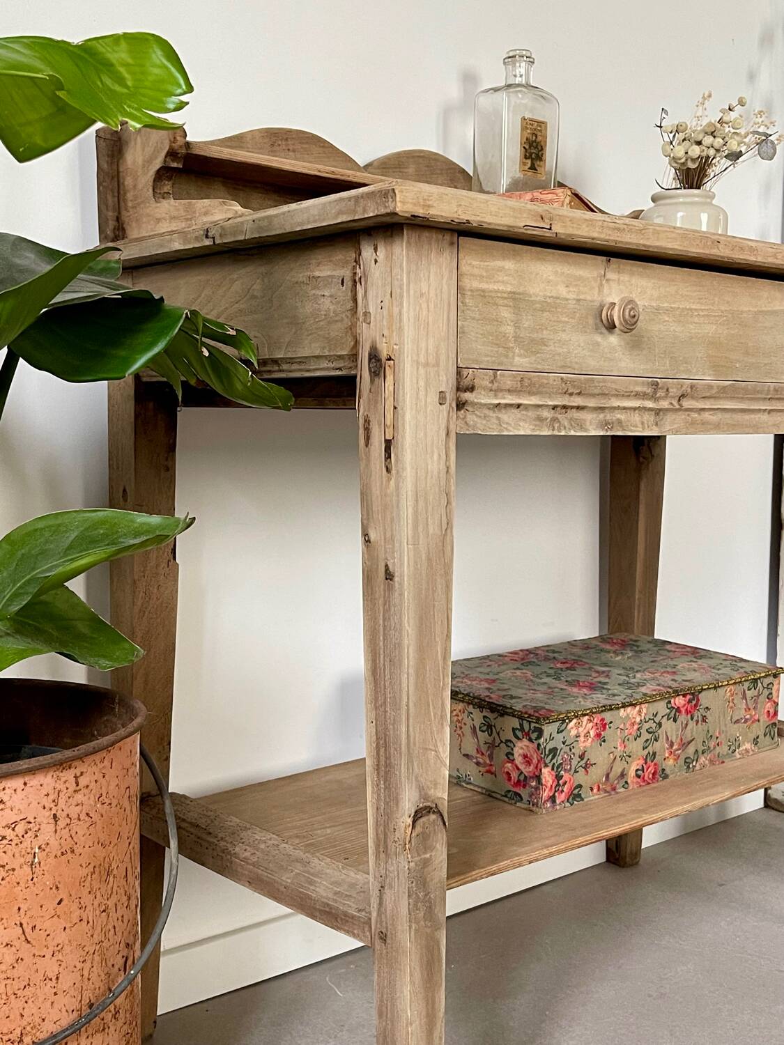 Walnut dressing table