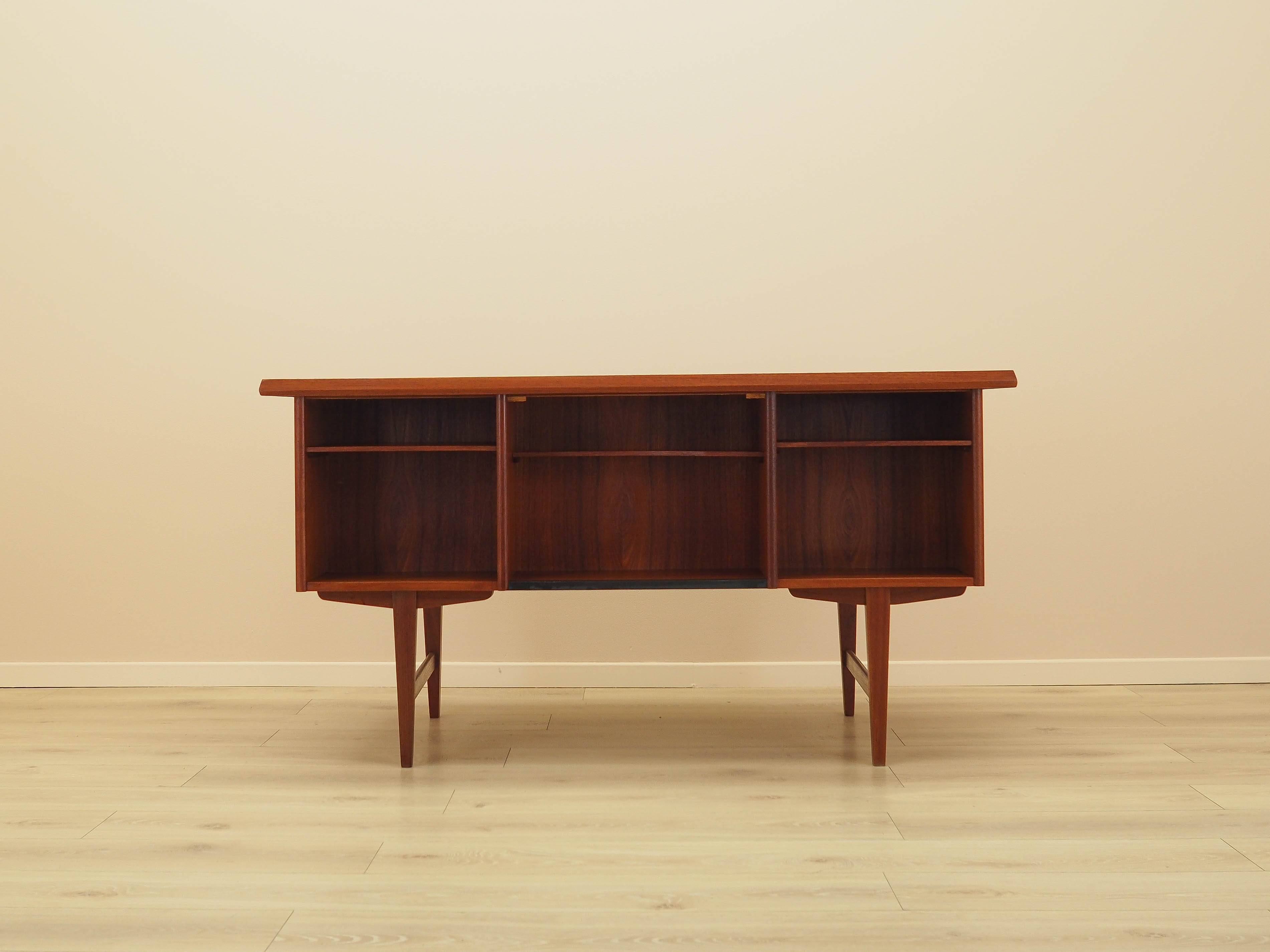 Teak desk, Danish design, 1970s, made in Denmark
