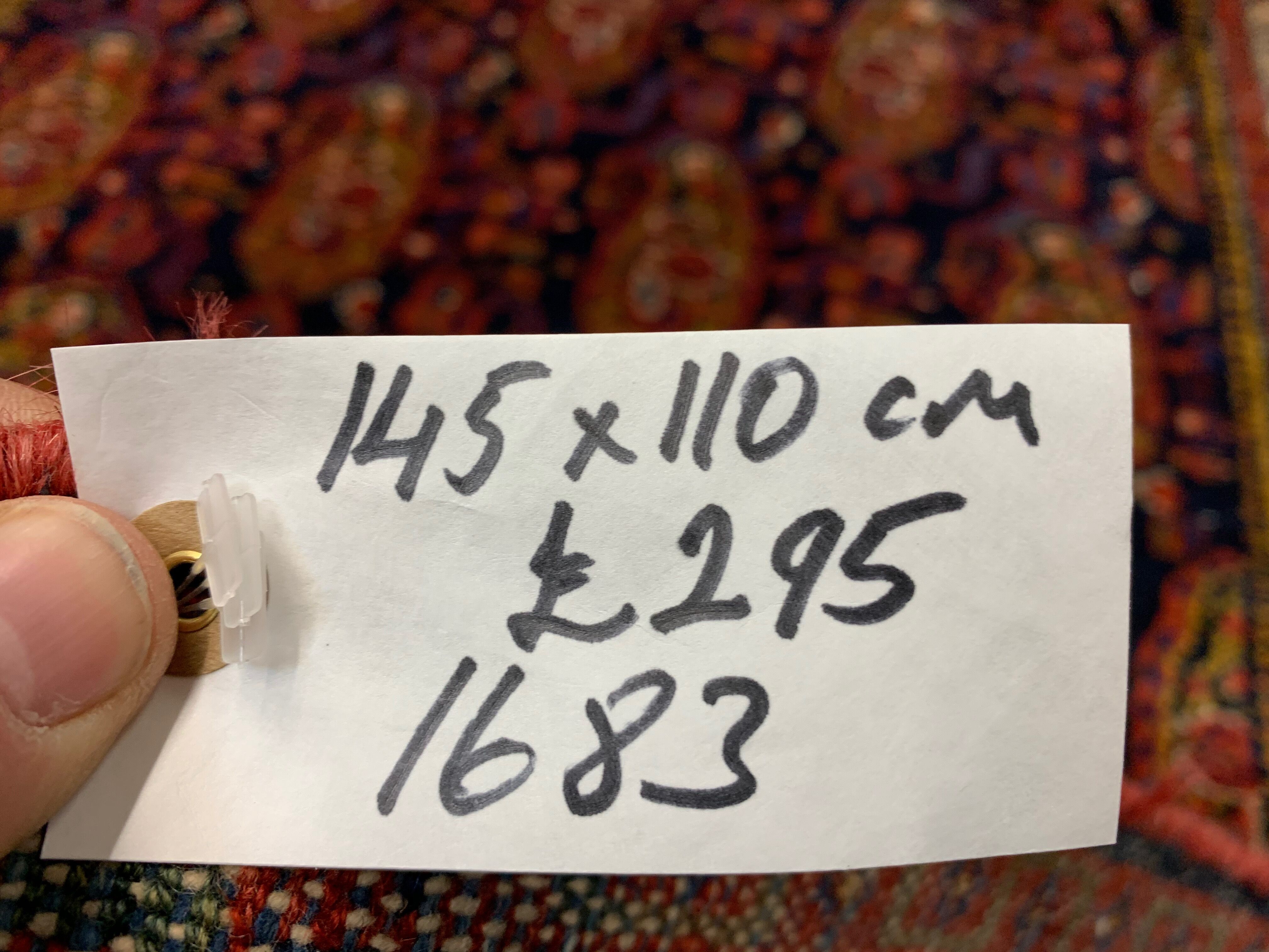 Vintage malayer rug 145x110 cm