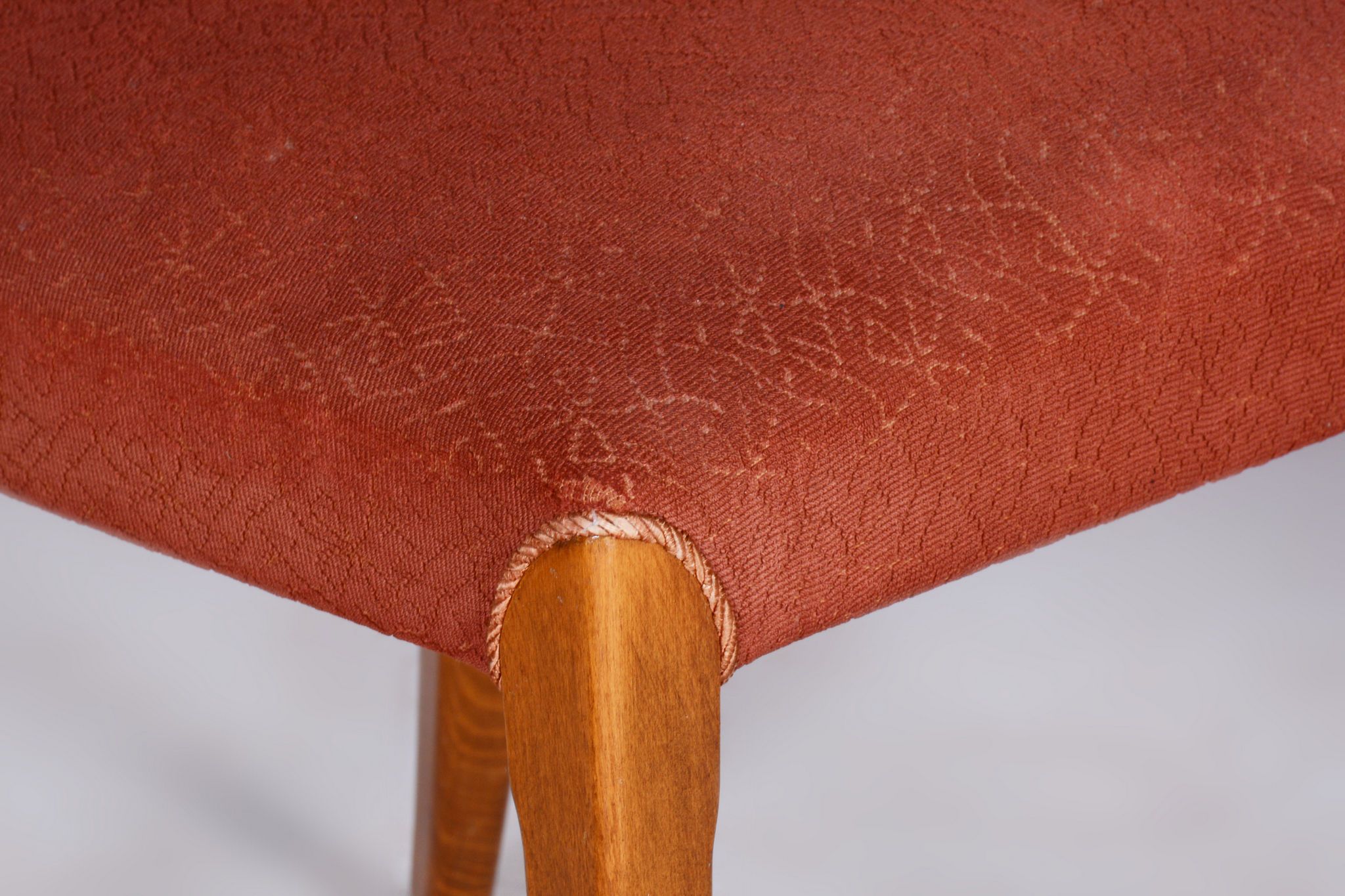 Set of Four Original ArtDeco Beech Chairs, Halabala, UP Zavody, Czechia, 1940s
