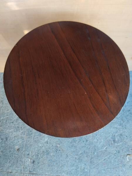 Table Gueridon art deco palissandre 3 niveaux
