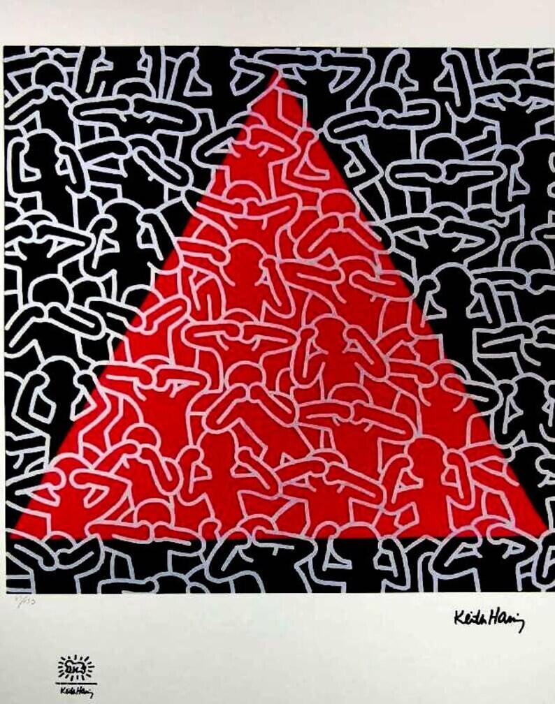 Limited Edition Lithograph by Keith Haring, 1990s - Pencil Numbered