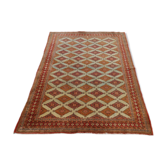 Tapis d'orient persan fait main ghoum 197 x 138cm