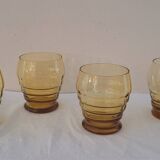 50's amber glasses