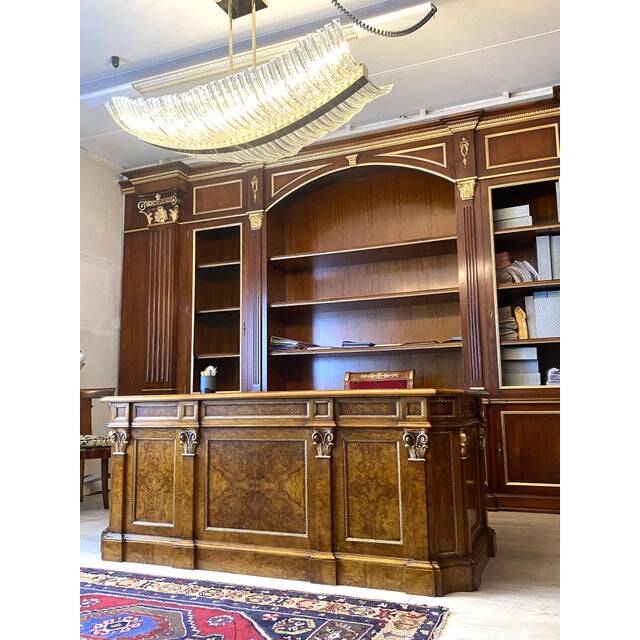 Contemporary luxury "triedro" sail chandelier