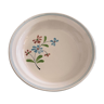 Old dish with floral décor