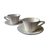 Art Deco coffee cups