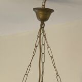 Chandelier in Italian glass paste Murano art deco