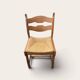 6 brutalist chairs by Guillerme and Chambron