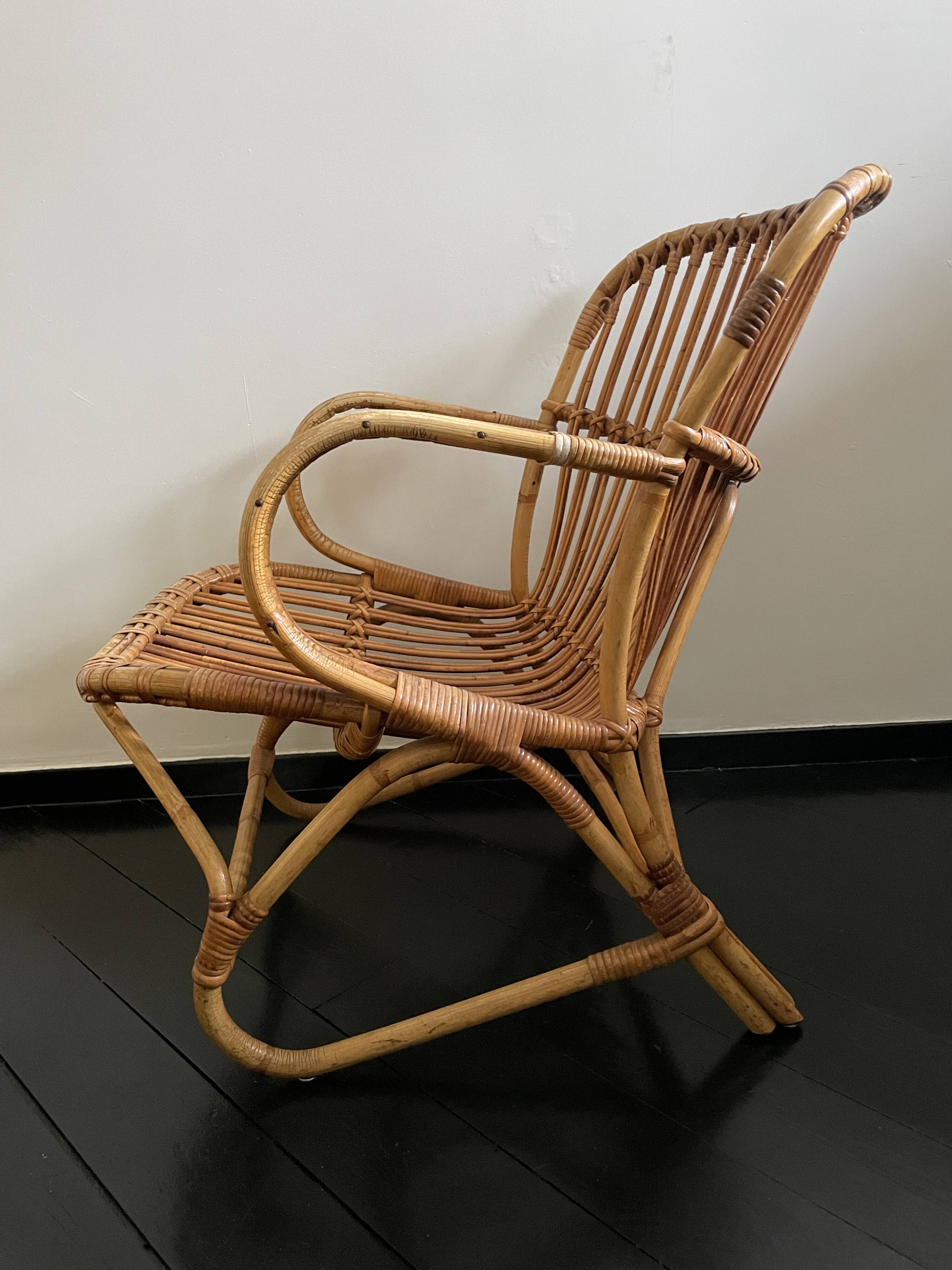 His and hers rattan lounge chairs, Rohé Noordwolde