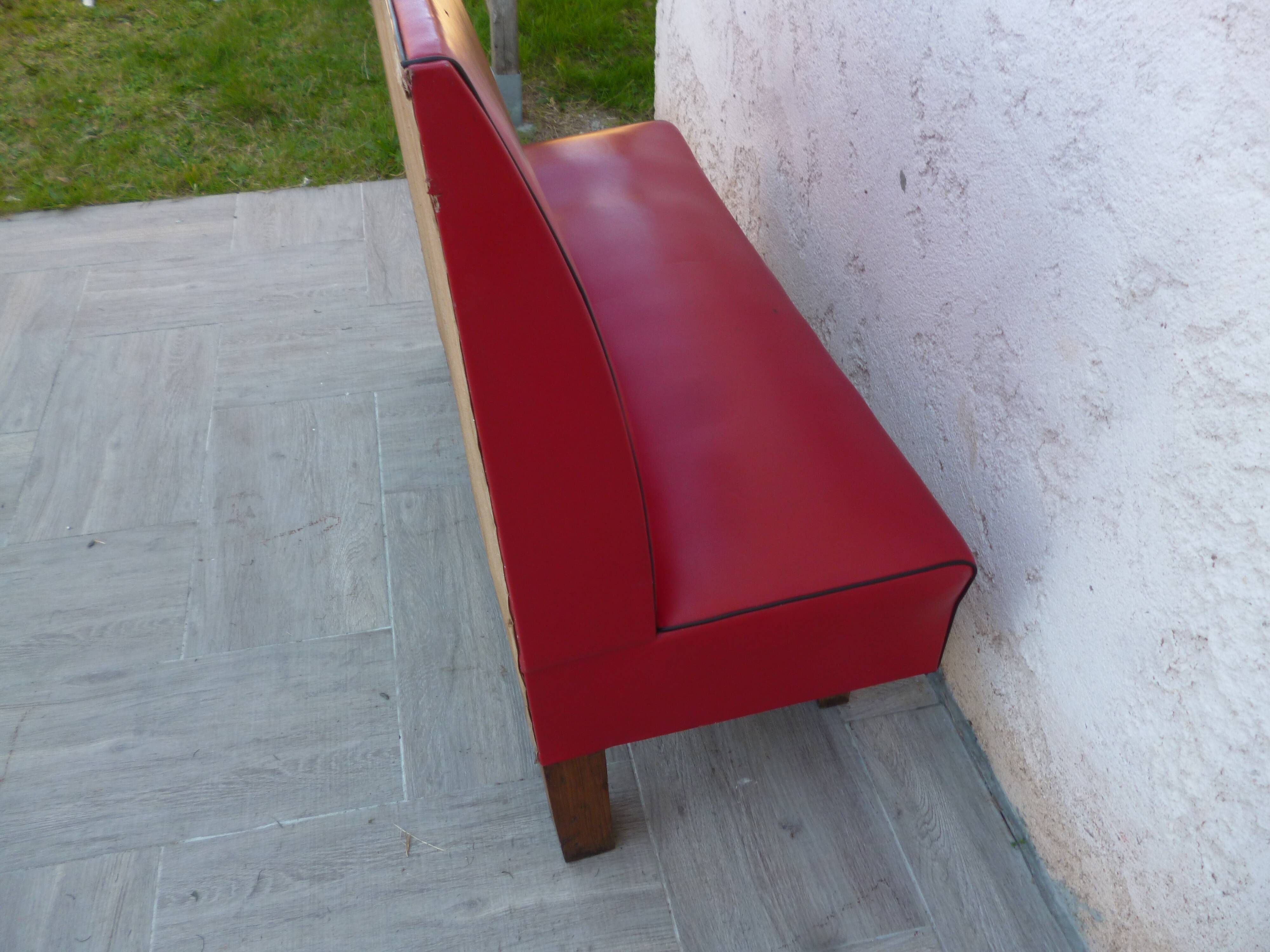 Vintage bistro bench