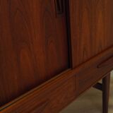 Teak highboard, Danish design, 1970s, manufactured by ES Møbler