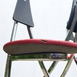 Set of 4 postmodern chairs - 80s