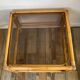 Tabb bo the vintage rattan and smoked glass bass