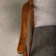Fritz Hansen Armchair in stained beech wood and warm Grey Mohair, 1940s