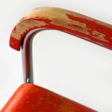 Bauhaus FN 74 Cantilever Chair in Plywood and Chrome by H.J. Hagemann, 1930s