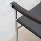 Paire de fauteuils LC1 de Le Corbusier, pour Cassina 1970