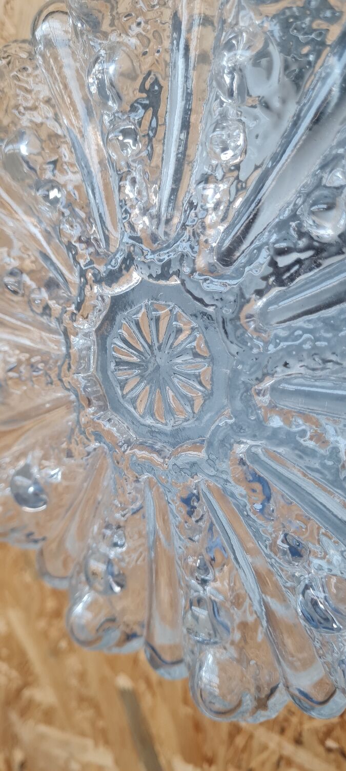 Chiseled glass ceiling light