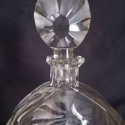 Large Art Deco crystal spirit decanter