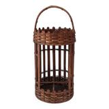 Wicker bar basket