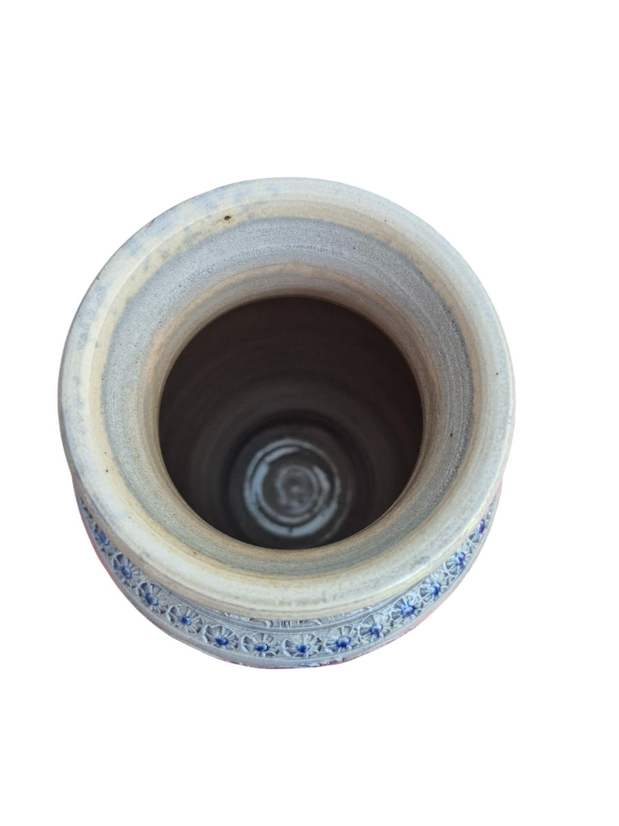 stoneware vase from Betschdorf signed Bella kitsch