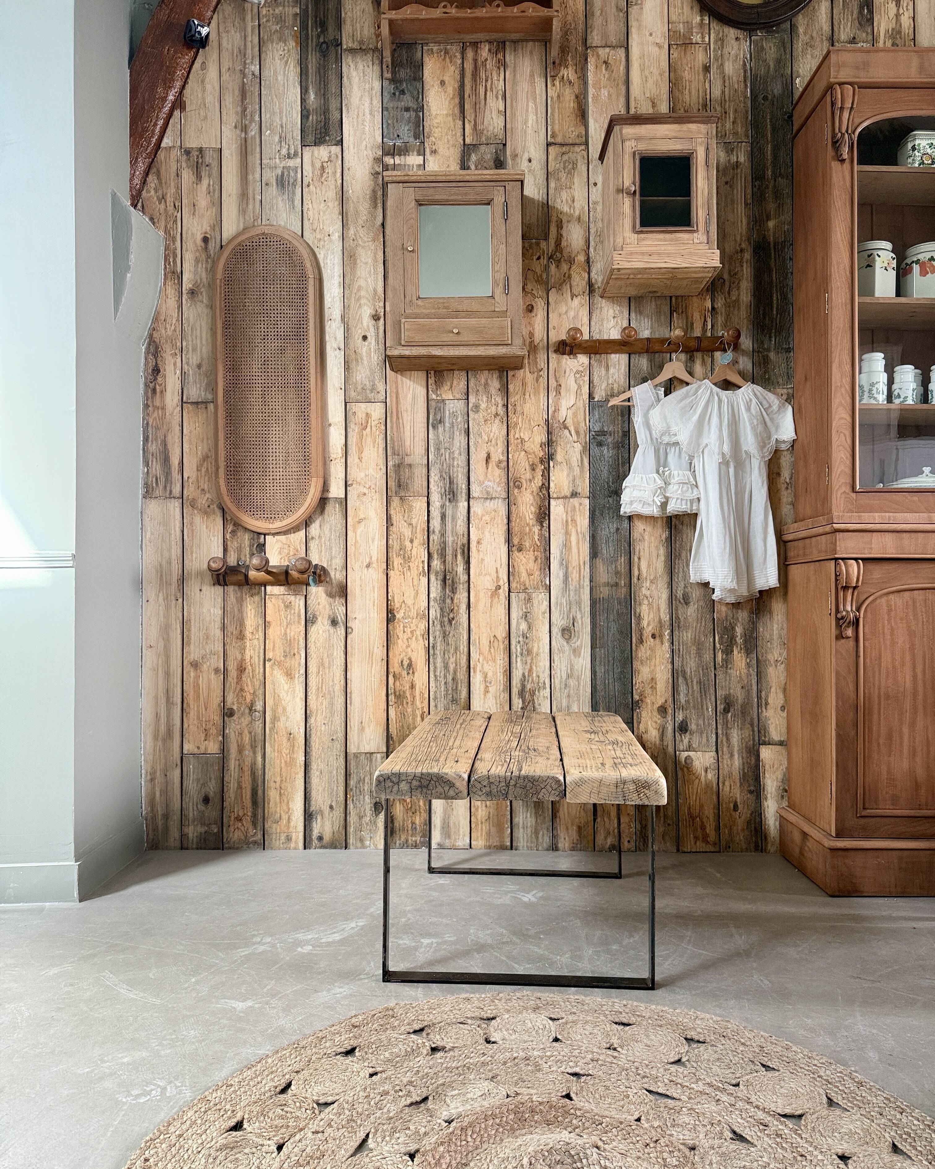 Vintage industrial coffee table (refurbished)