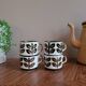 La Redoute x Selency lot 4 tasses Rambouillet Boch