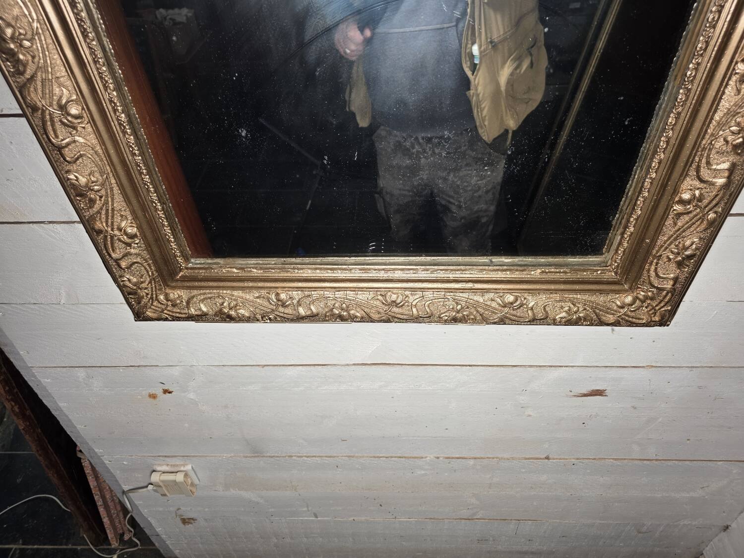 Napoleon III gilded mirror