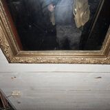 Napoleon III gilded mirror