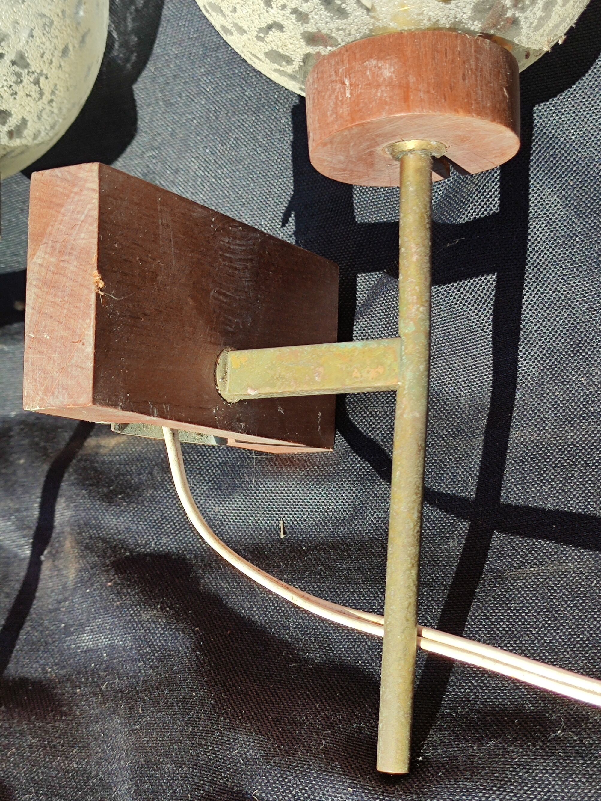 Pair of modernist wall lamps
