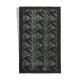 Handmade distressed oriental 1980s 158 cm x 250 cm black rug