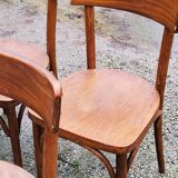Set of 12 old Thonet bistro chairs