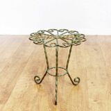 Wrought iron plant holder