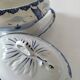 Rare vegetable dish by A. Lebacqz & M. Bouchart, marine decoration