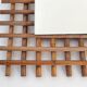 Miroir 65x51cm rotin vintage 1950