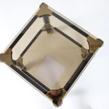 Mid-century small glass table, Vet For, Italy.