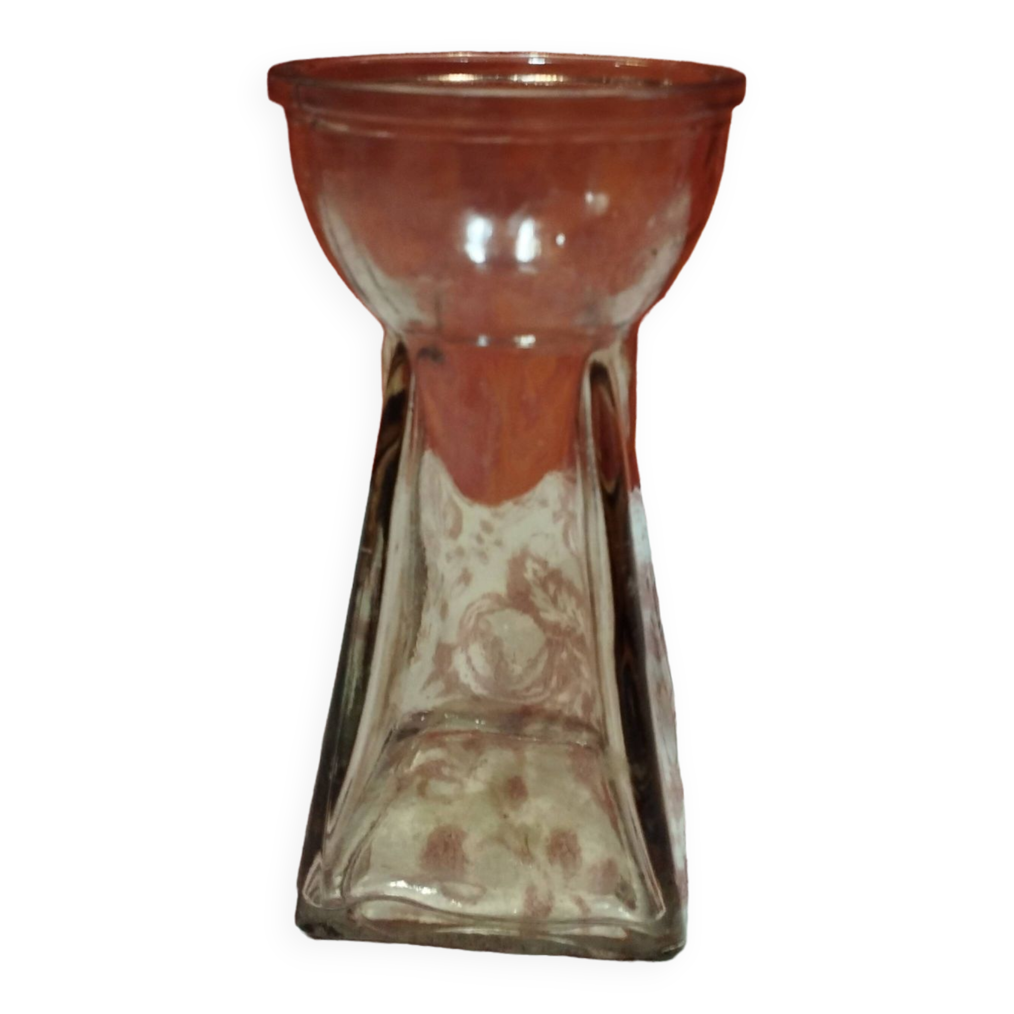 smoked glass Hyacynthe vase