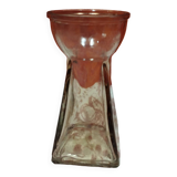 smoked glass Hyacynthe vase