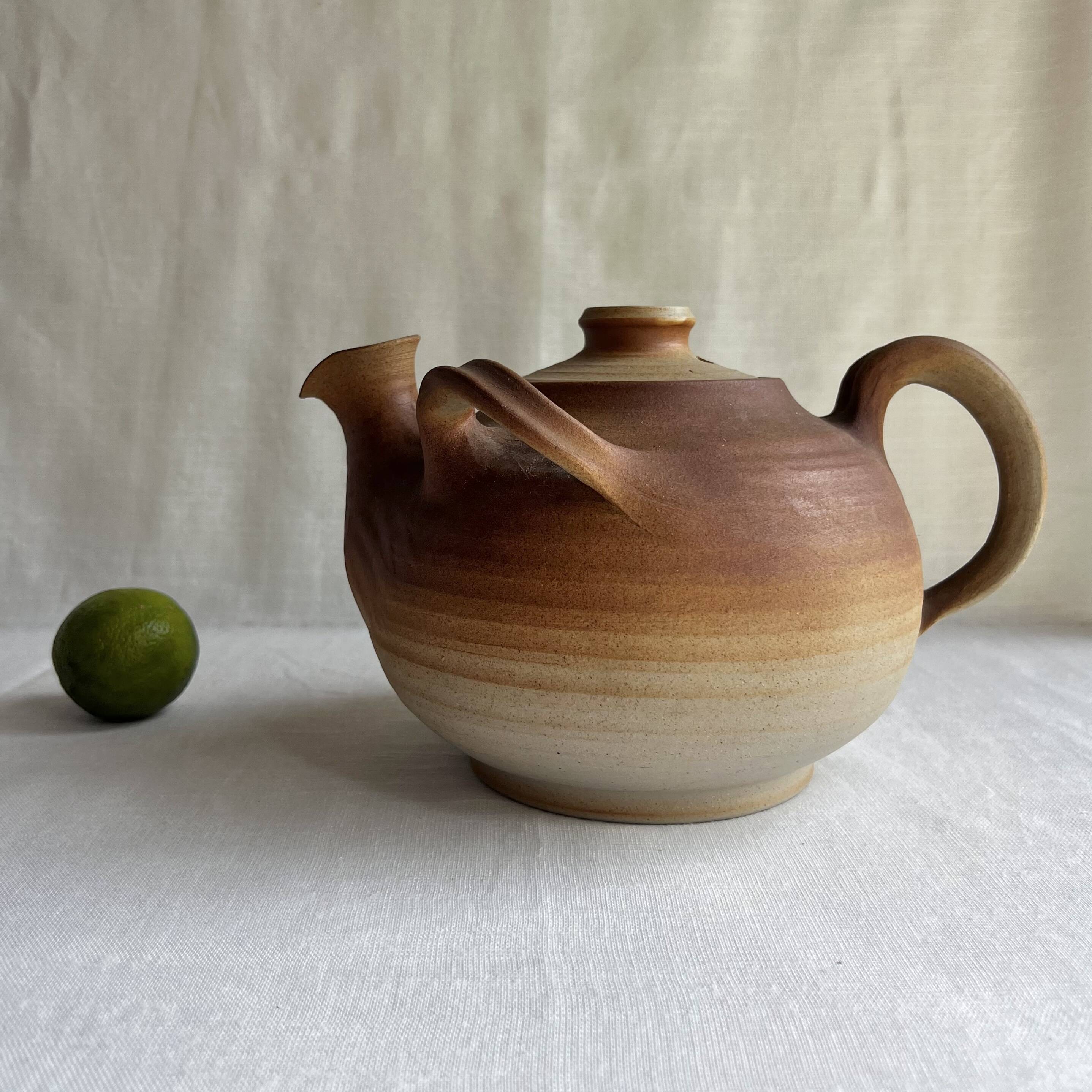 Large Stoneware Teapot Karlslunde Ceramics, Denmark – 1970