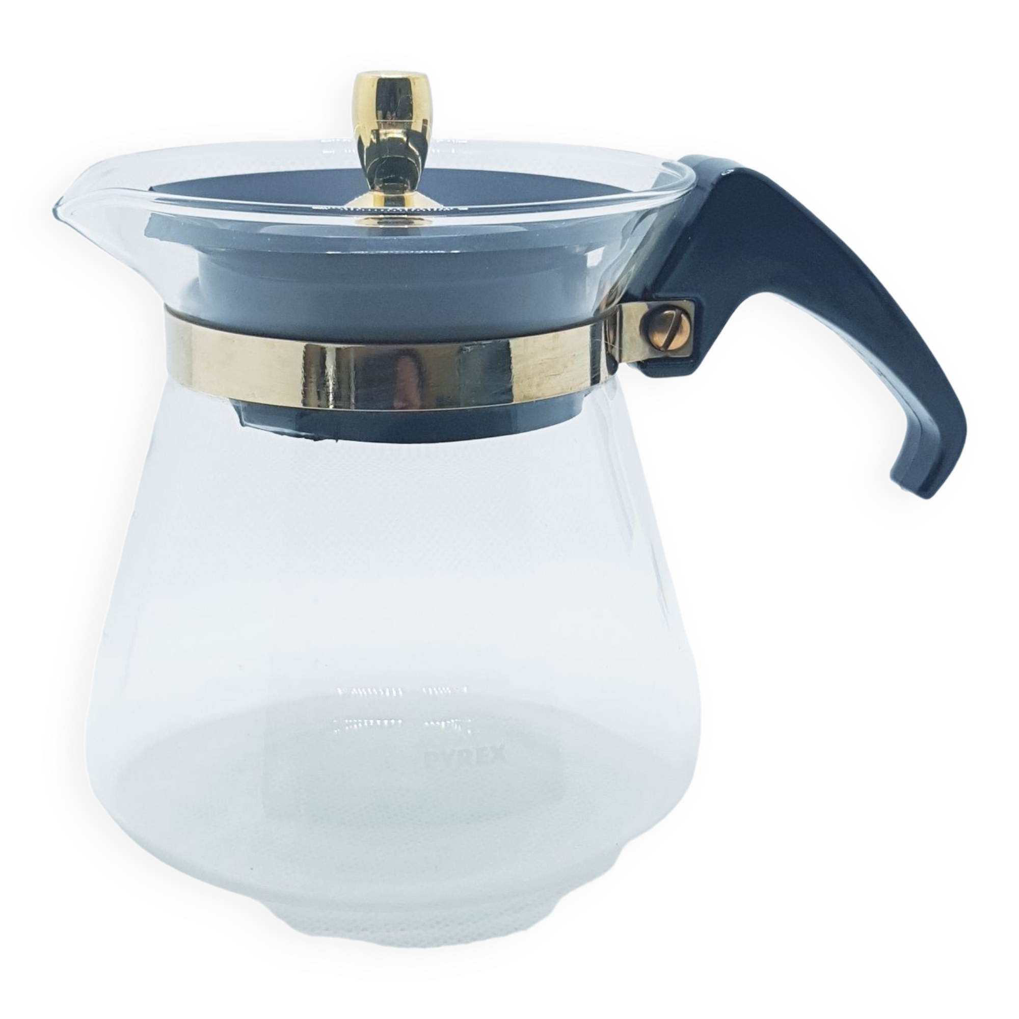 Pyrex mid-century kettle