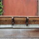 Old workshop coat hanger at 4 patères