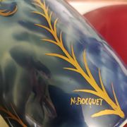 Limoges porcelain vase signed by Camille Tharaud