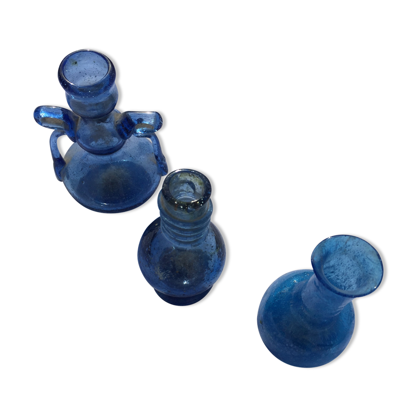 Trio of old bottles