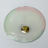 Vintage pendant lamp, multicolored glass, 50s