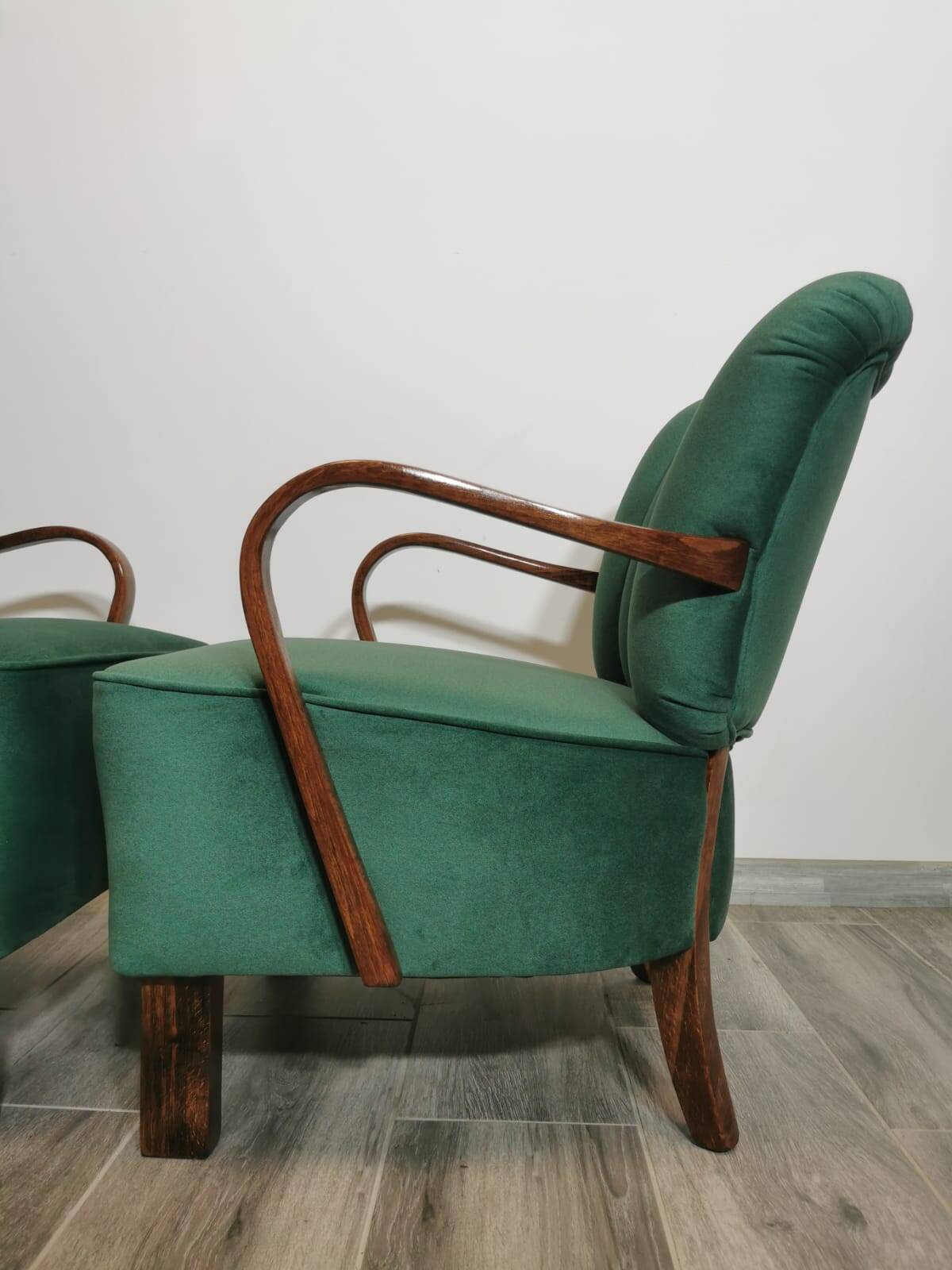 Fauteuils par Jindřich Halabala, 1950s, Set de 2