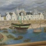 A large painting signed alvaro guillot