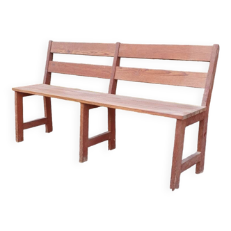 Wooden bench