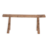 Antique solid wood bench (c.1870) #30