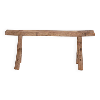 Antique solid wood bench (c.1870) #30