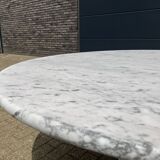 Angelo Mangiarotti M1 eettafel Skipper Carrara marmer 130cm